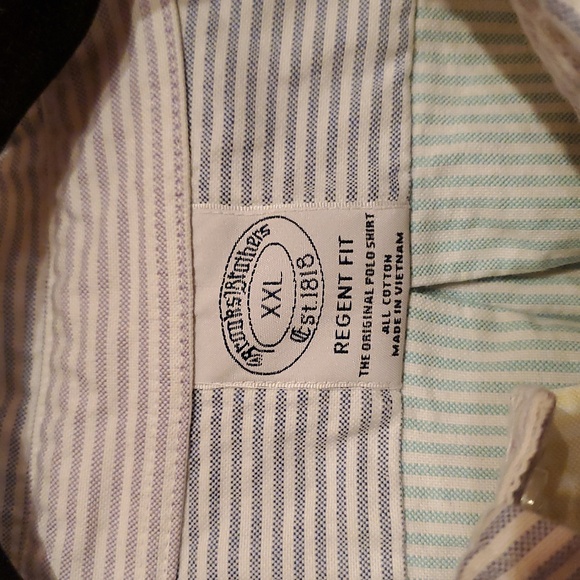 VINTAGE BROOKS BROTHERS Multicolor Striped Men's Shirt - Picture 2 of 12
